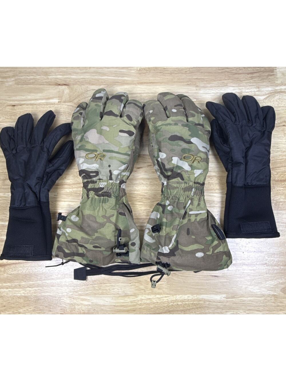 Outdoor Research Multicam Firebrand Gloves w/ Liners Medium NEW